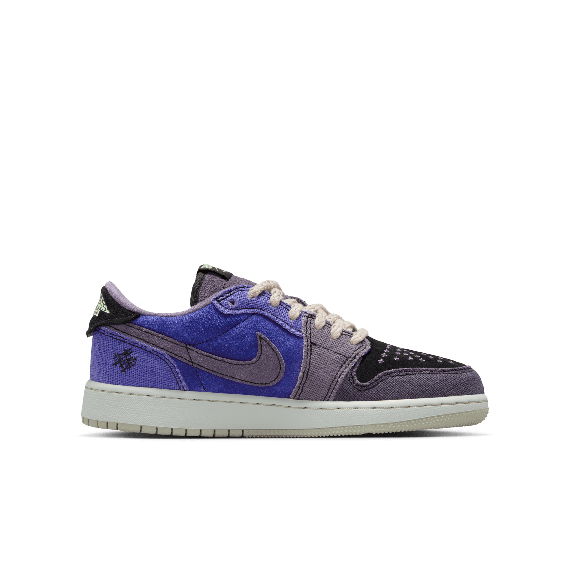 Big Kids' Air Jordan 1 Retro Low OG  Zion Williamson's "Voodoo Alternate"