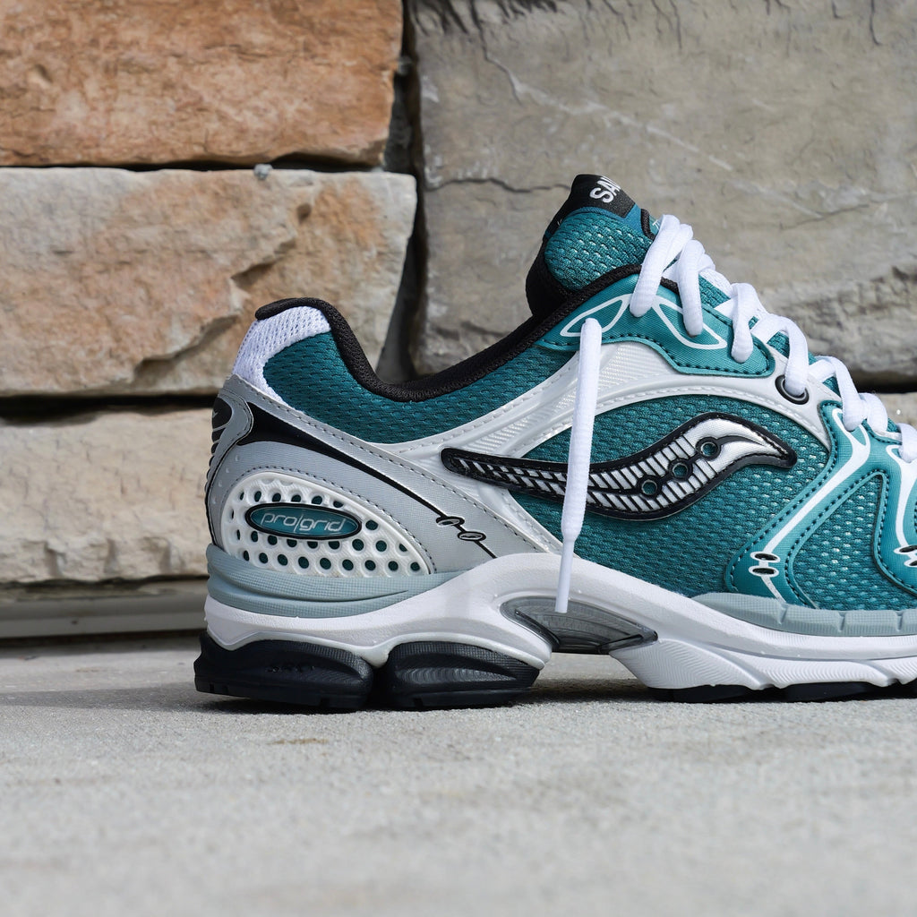 Mens Saucony ProGrid Triumph 4 (Teal/Silver)
