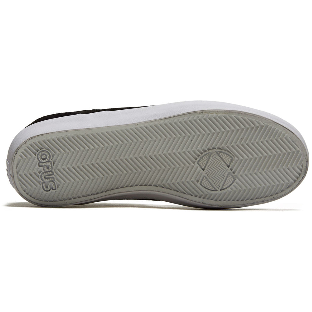 Opus Honey Slip Shoes - Black/White Suede