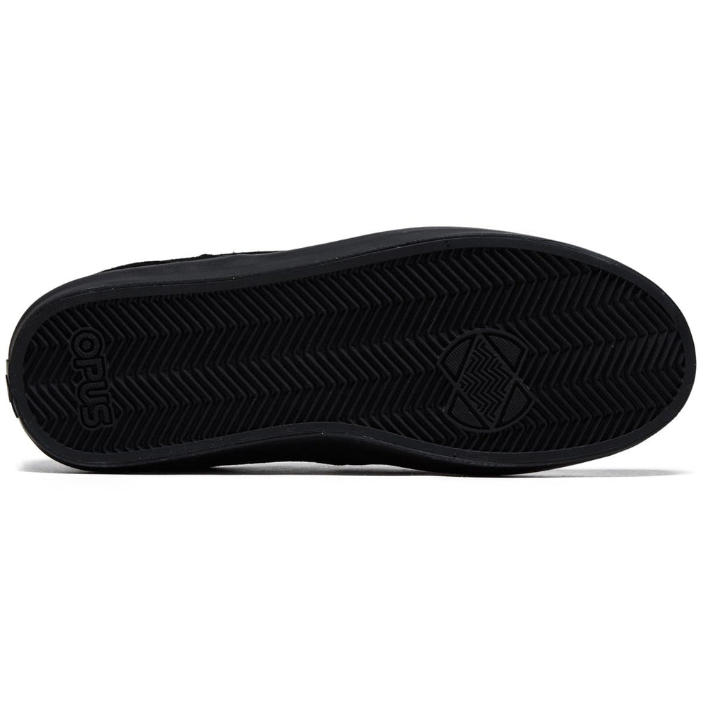 Opus Honey Slip Shoes - Black/Black Suede