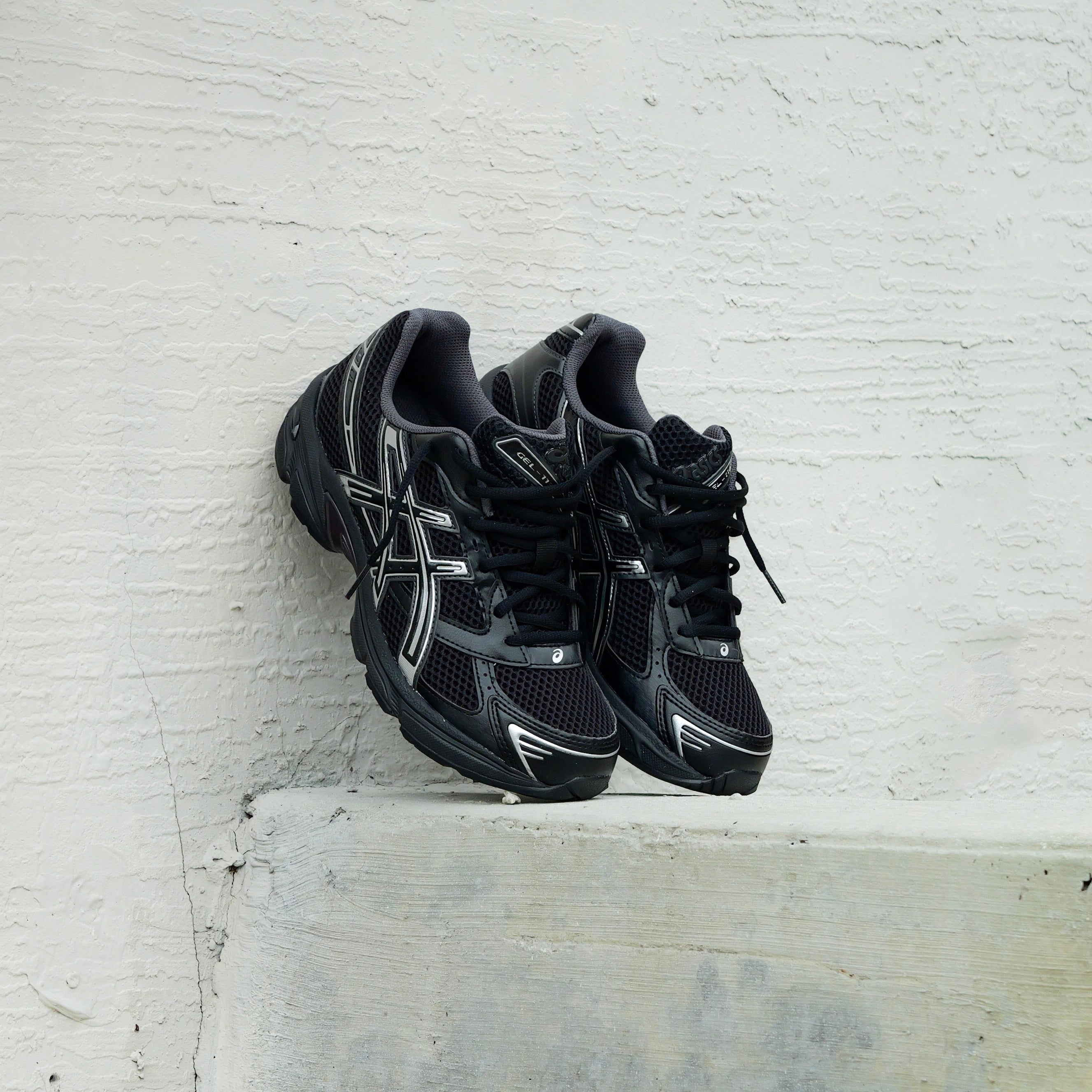 Mens Asics Gel-1130 (Black/Pure Silver)