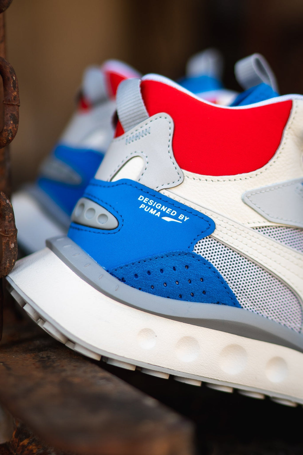 Puma Wild Rider Mid WS (Ivory Glow/Future Blue)