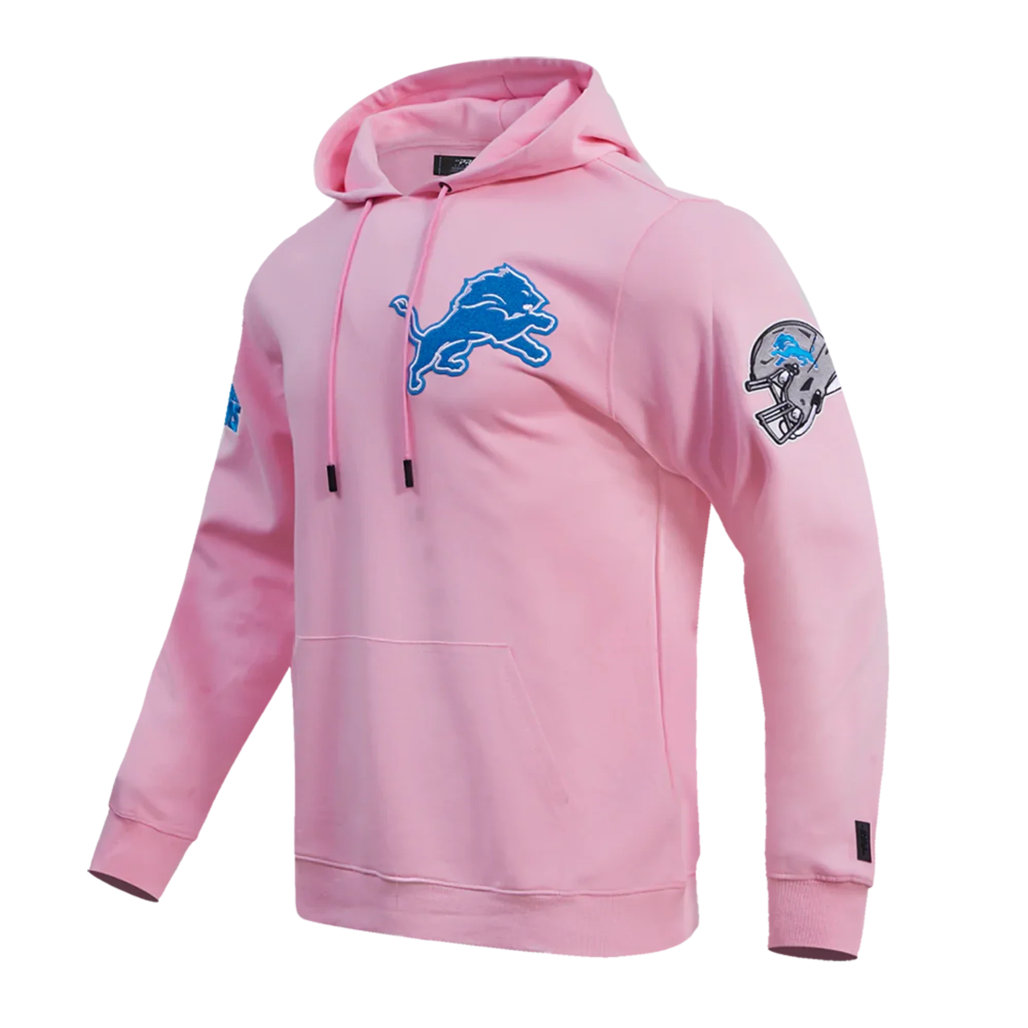Men's/Women's Pro Standard Detroit Lions Classic Chenille NFL PO Hoodie "Pink"