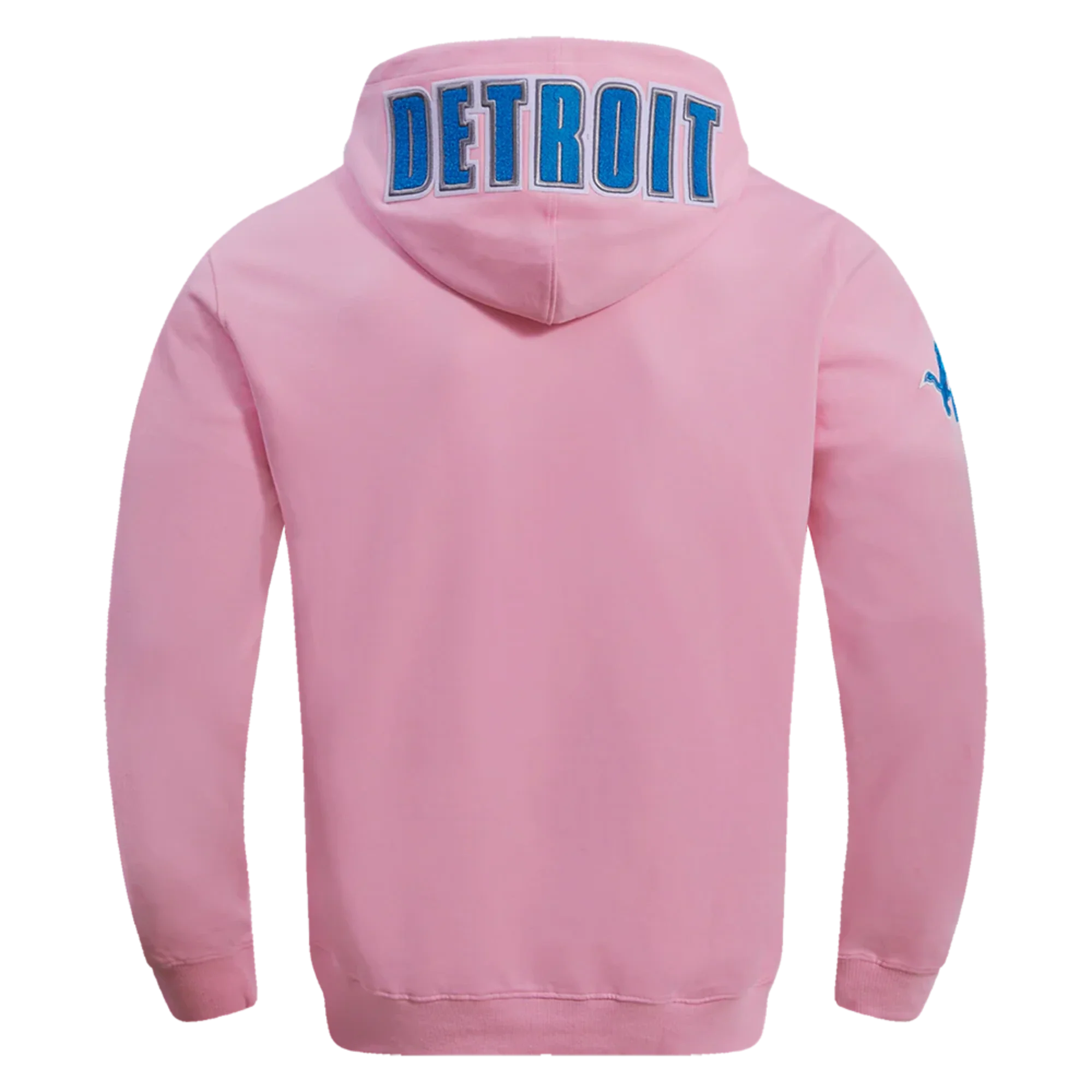 Men's/Women's Pro Standard Detroit Lions Classic Chenille NFL PO Hoodie "Pink"