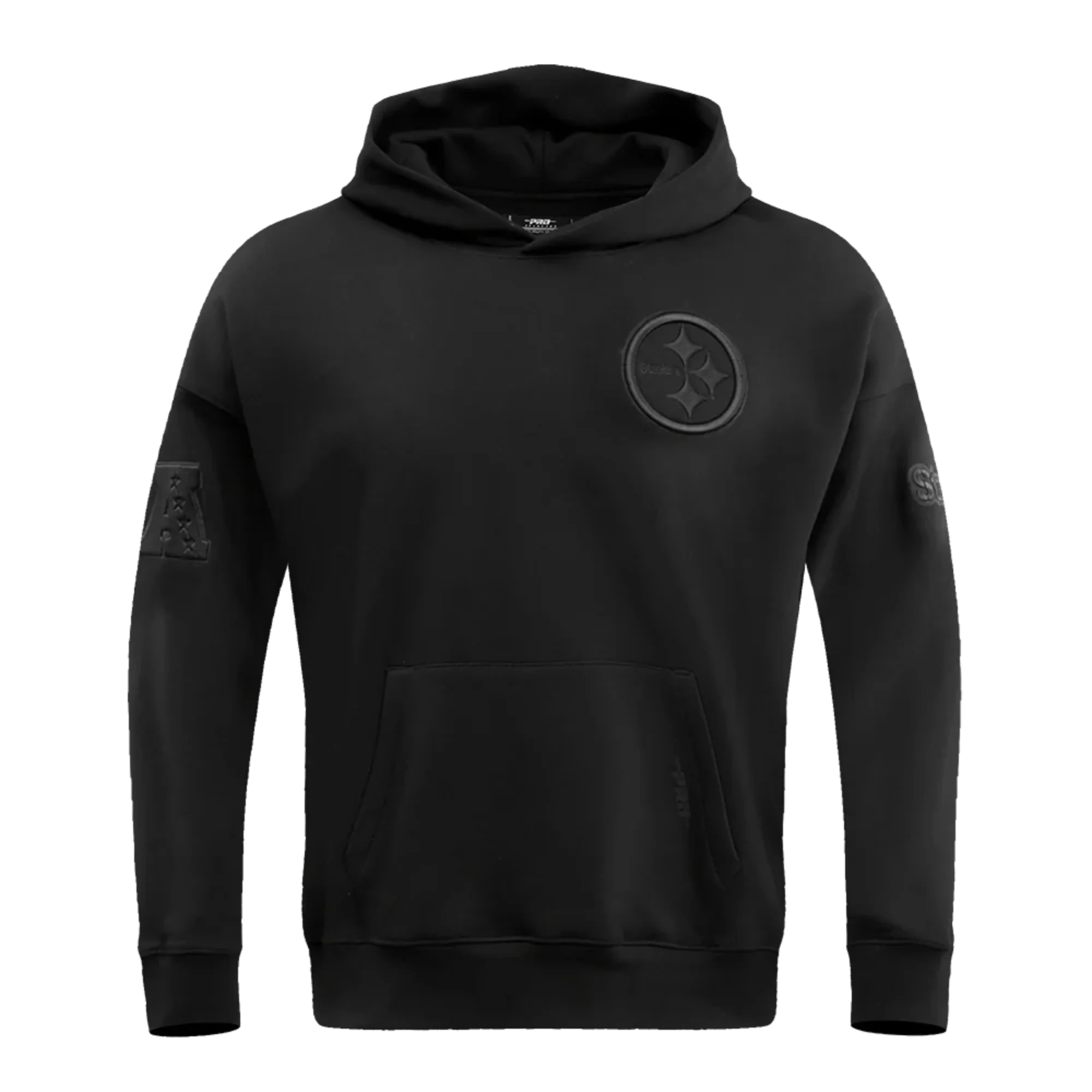 Men's Pro Standard Pittsburg Steelers Neutral Drop Shoulder PO Hoodie "Black"
