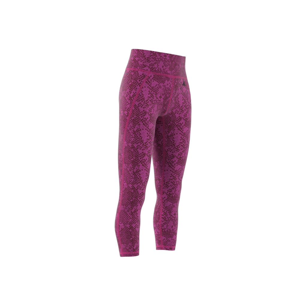 Women's Adidas Stash Pocket Training Animal Print 7/8 Leggings