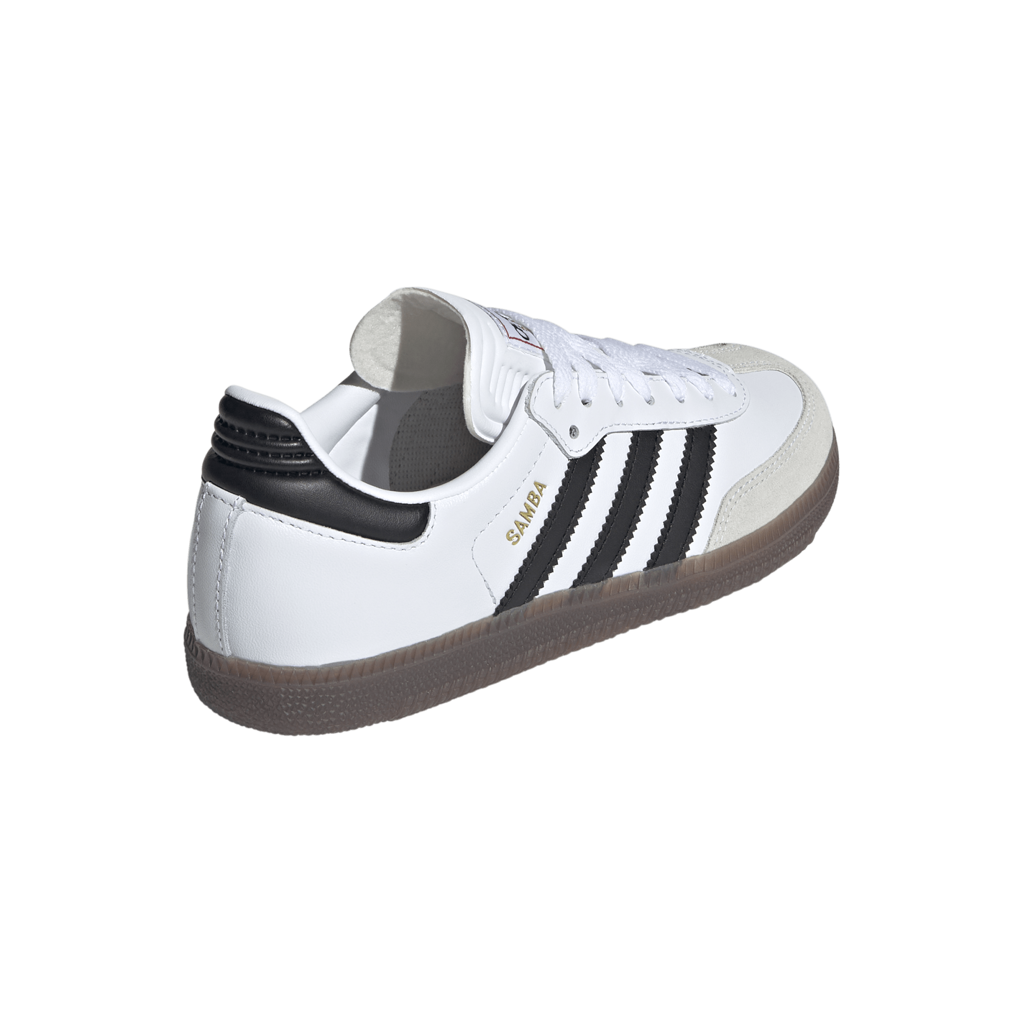 Big Kids' Adidas Samba Classic J "White Black Gum" (Unisex)