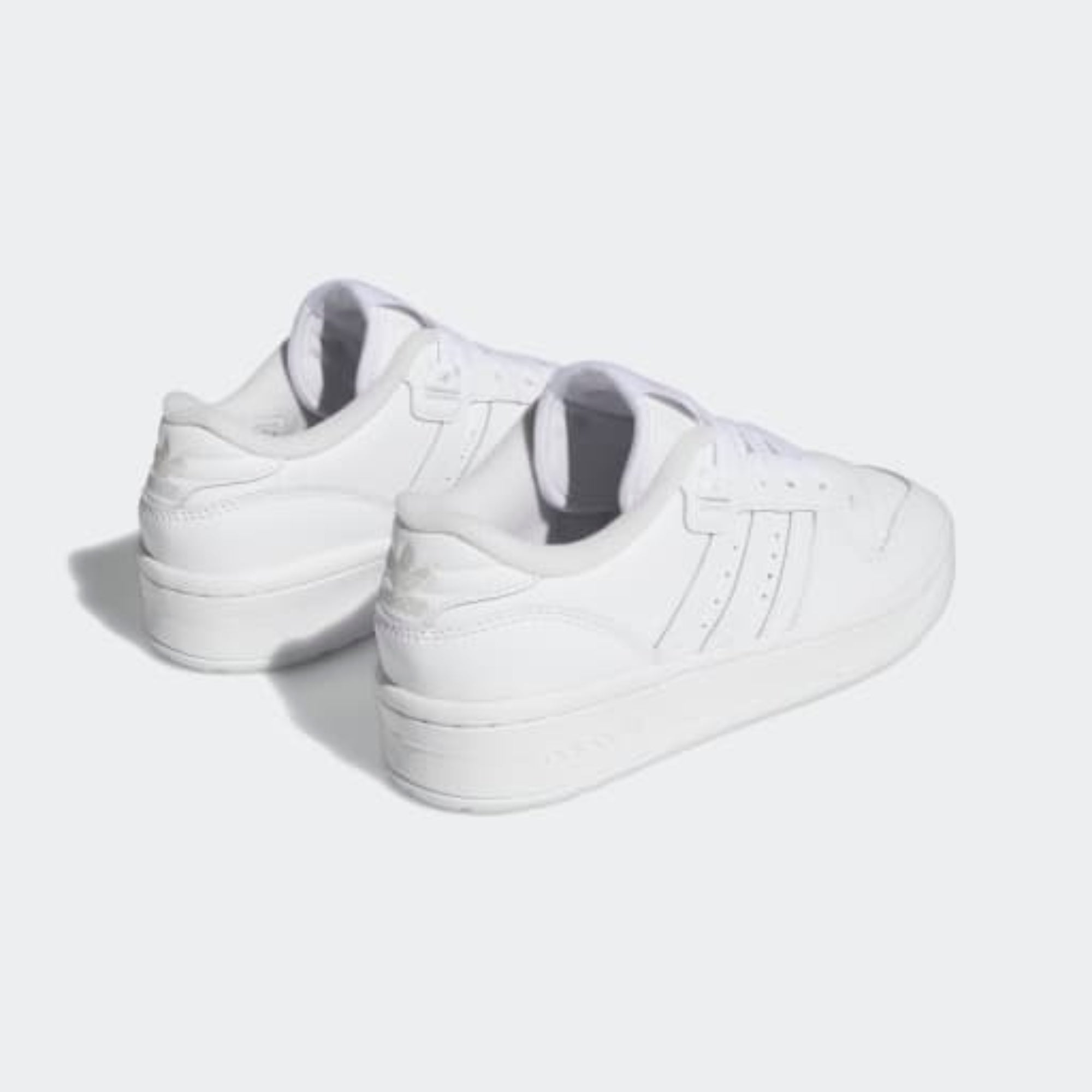 Big Kids' Adidas Rivalry Low "Cloud White Grey"