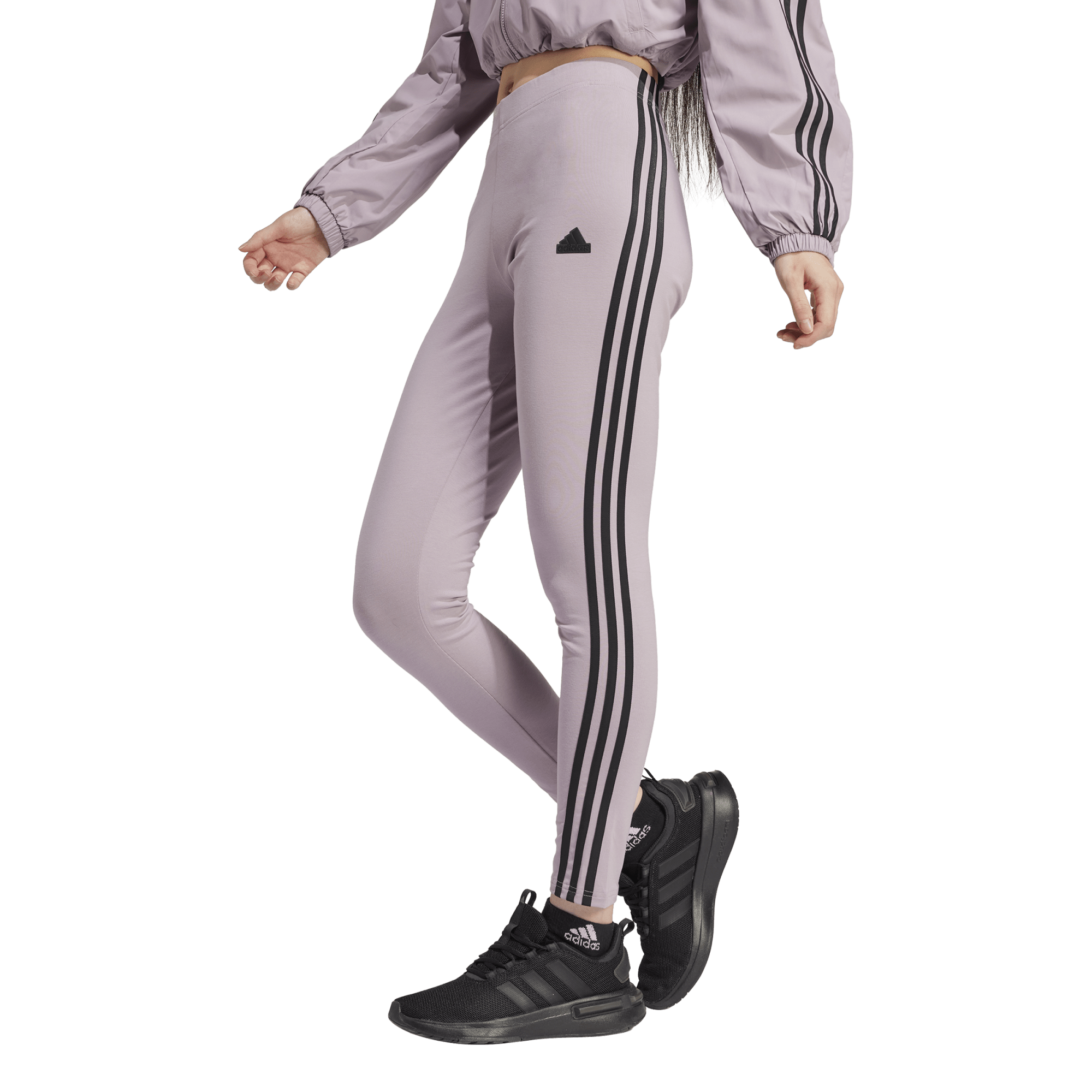 Women's Adidas Future Iconic 3-Stripes Leggings (Preloved Fig)