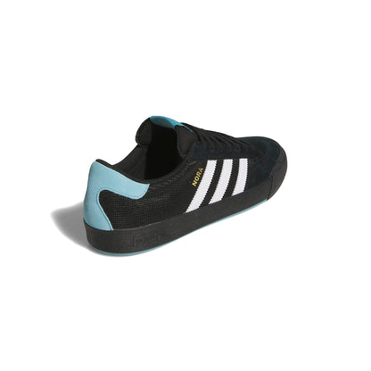 Adidas Nora Core Black White Metallic Gold Shoes