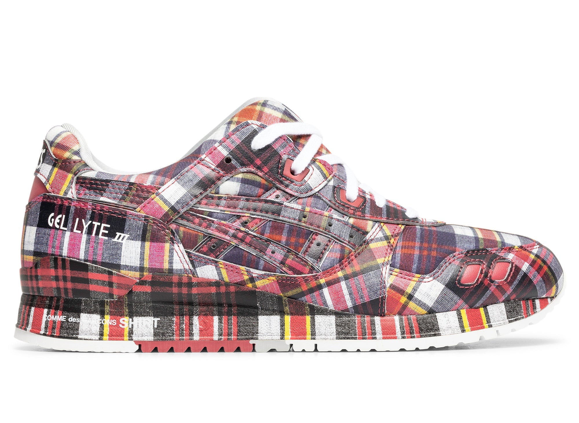 Comme des Garçons SHIRT x ASICS Gel Lyte III in Red