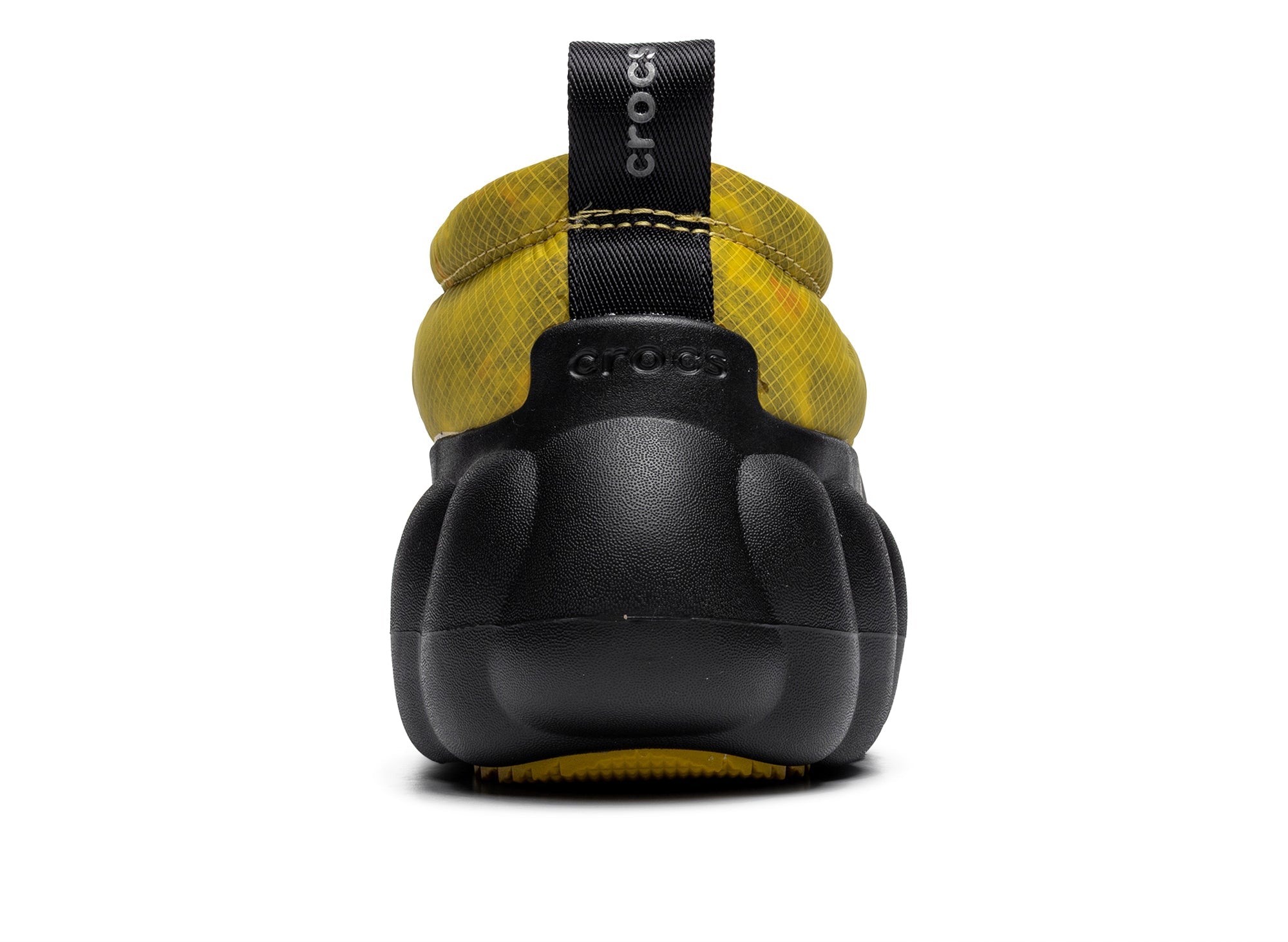 Crocs Overpuff Translucent Shorty in Citrine