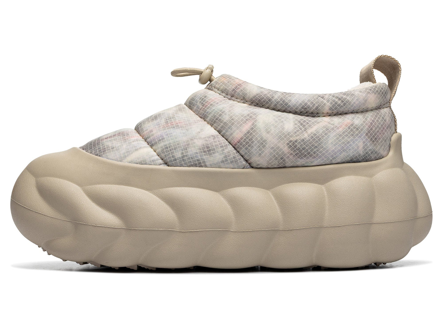 Crocs Overpuff Translucent Shorty in White