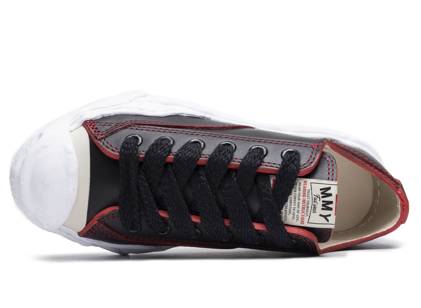Maison Mihara Yasuhiro Leather Peterson Low in Black
