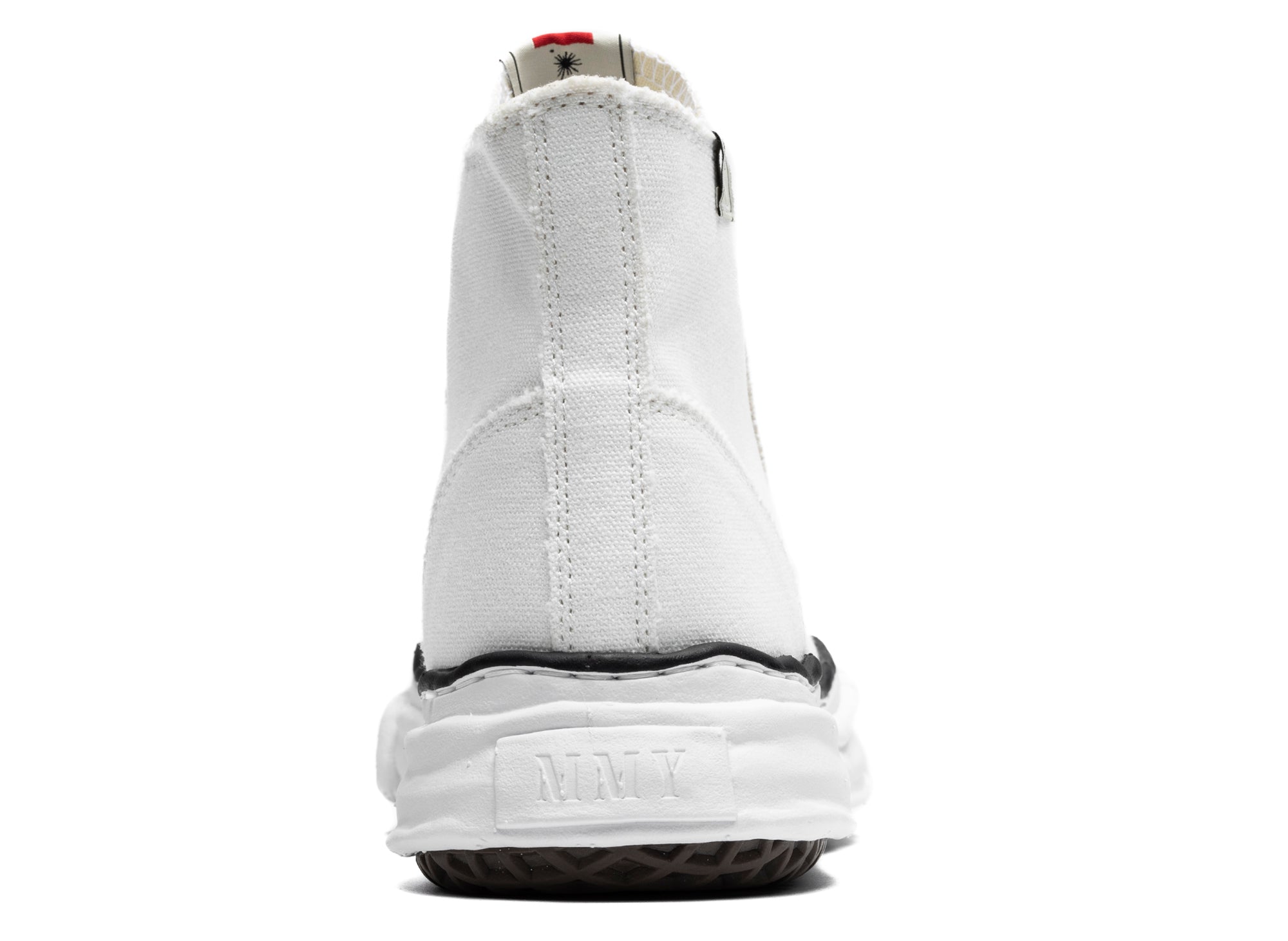 Maison Mihara Yasuhiro High Top Lace Up Sneaker in White