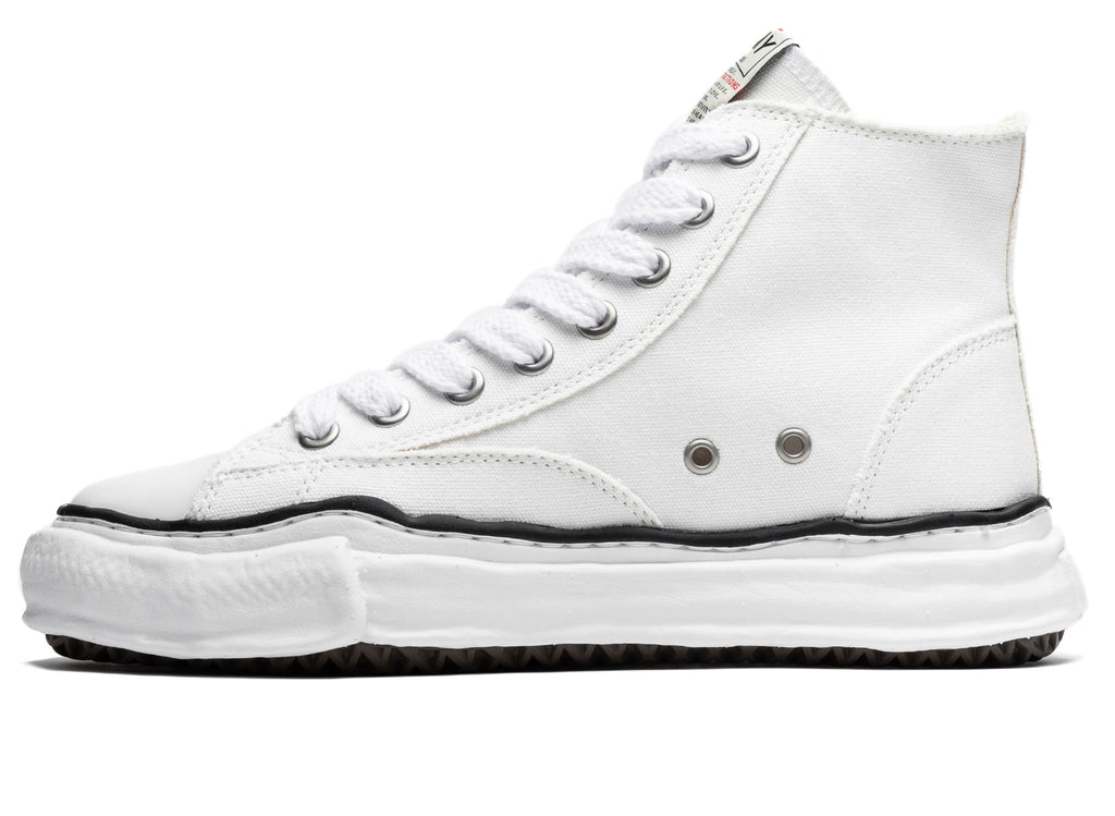Maison Mihara Yasuhiro High Top Lace Up Sneaker in White