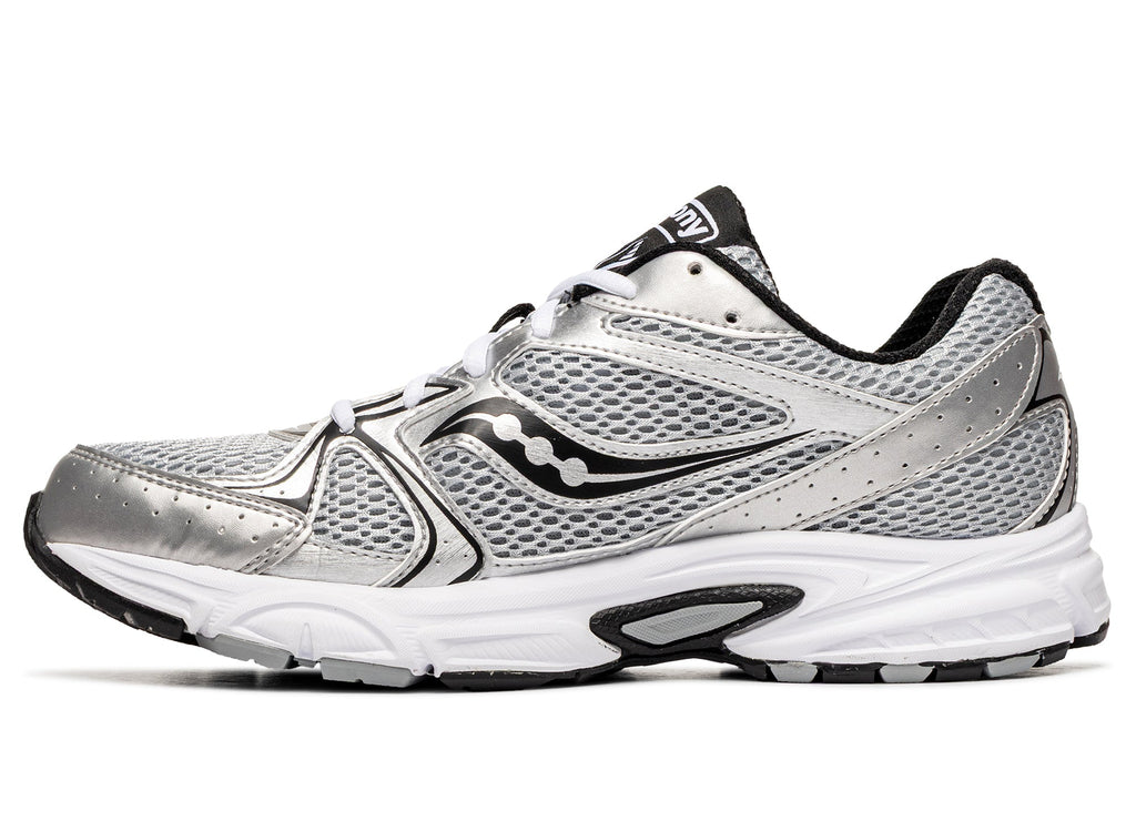 Saucony Ride Millennium in 'Silver / Black'