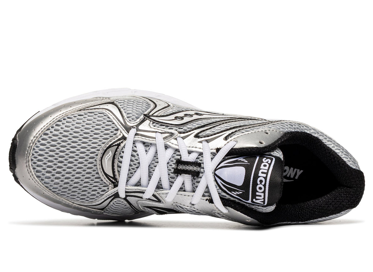 Saucony Ride Millennium in 'Silver / Black'