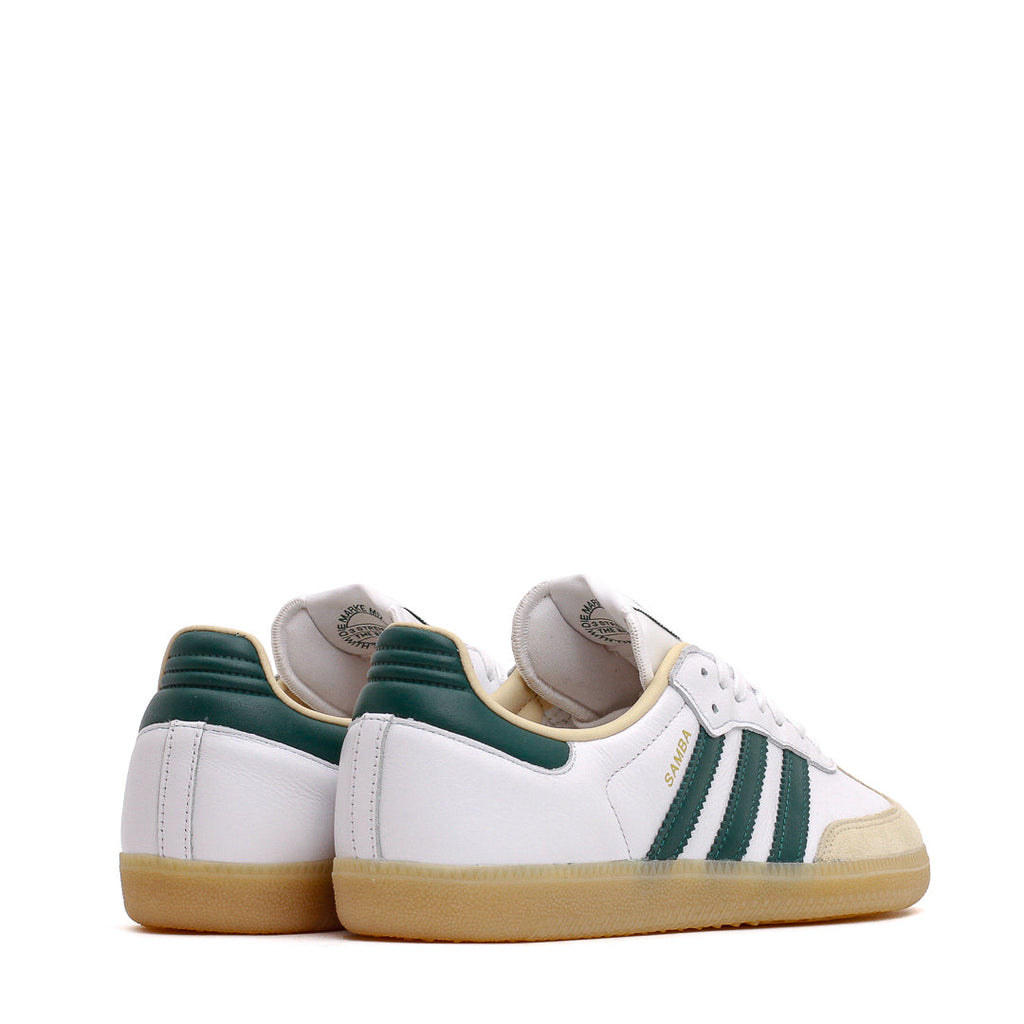 Adidas Men Samba OG Cloud White Collegiate Green Gum JS3831