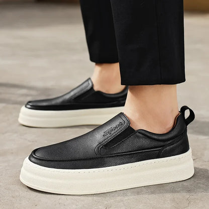 Agnolo Doni Genuine Leather Sneakers