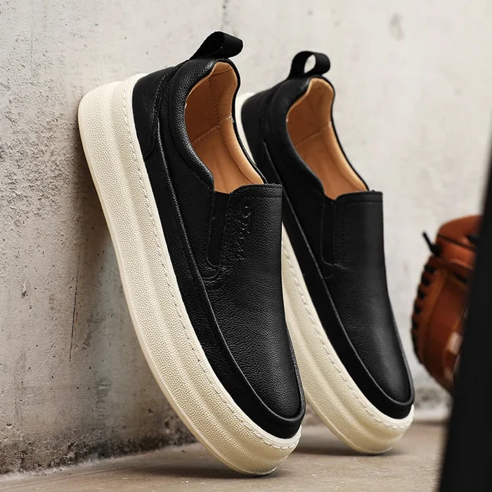 Agnolo Doni Genuine Leather Sneakers