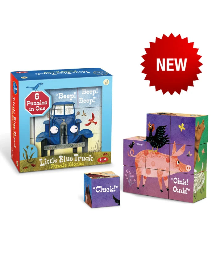 Blue Truck Puzzle Blocks