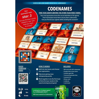 Codenames 2.0 New Edition