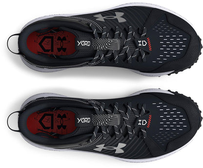 Boys' Under Armour Yard Turf Jr. Cleats "Black White"