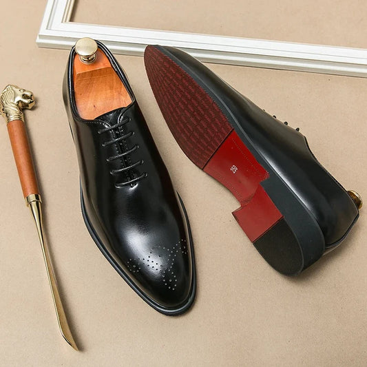 Da Caravaggio Leather Derby Shoes