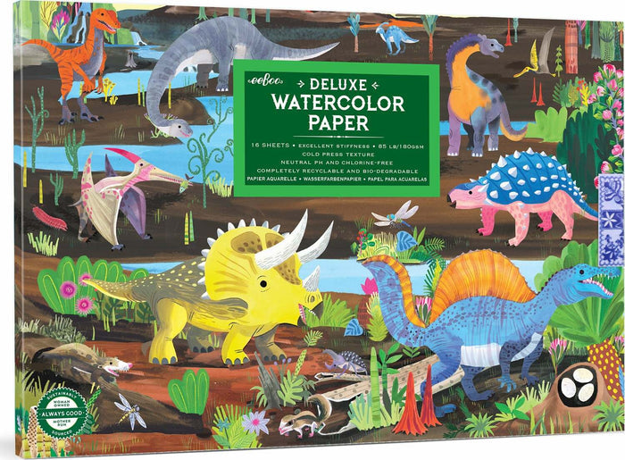 Dinosaur Watercolor Pad