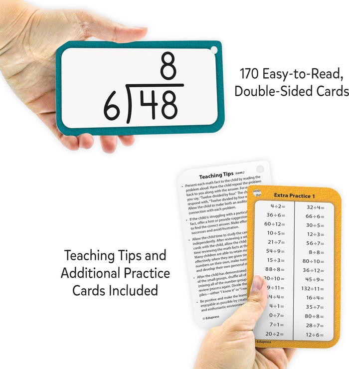 Division Flash Cards - All Facts 0–12