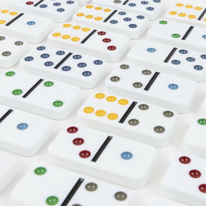 Double Six Dominoes Set in Storage Tin