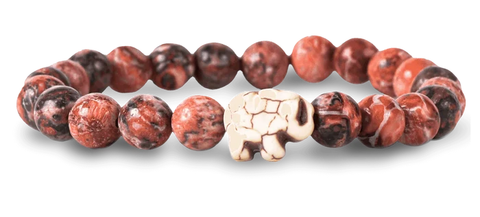 Fahlo Elephant Desert Stone Expedition Bracelet