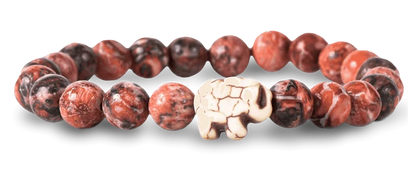 Fahlo Elephant Desert Stone Expedition Bracelet
