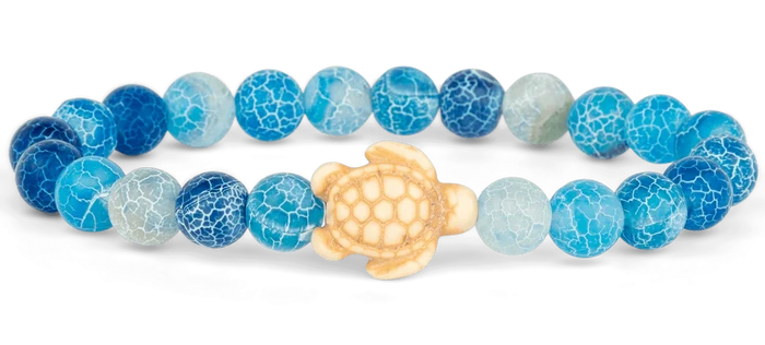 Fahlo Turtle Aqua Blue Journey Bracelet