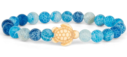 Fahlo Turtle Aqua Blue Journey Bracelet