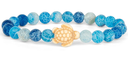 Fahlo Turtle Aqua Blue Journey Bracelet