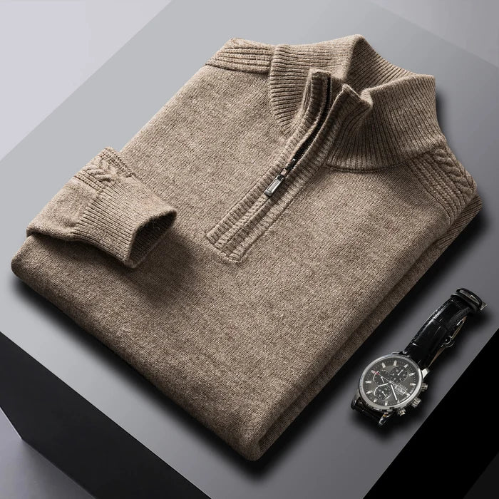 Filippo Lippi Cashmere Zipper-collar Sweater