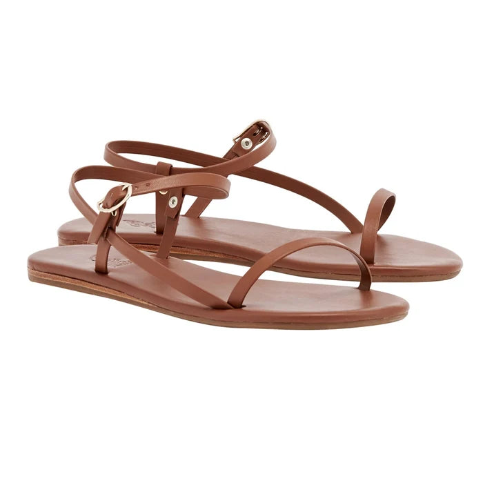Filothei Leather Cotto sandals 3-4
