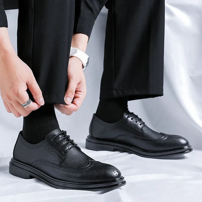 Fra Angelico Leather Wingtip Shoes