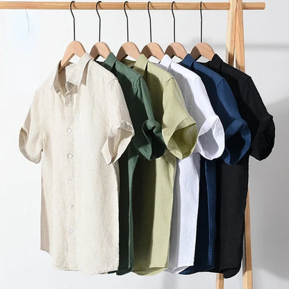 Georges Seurat Linen Button Up Shirt