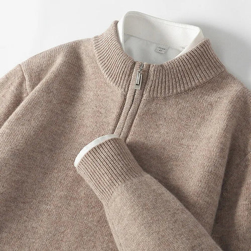 Giuliano Bugiardini Zipper Cashmere Sweater