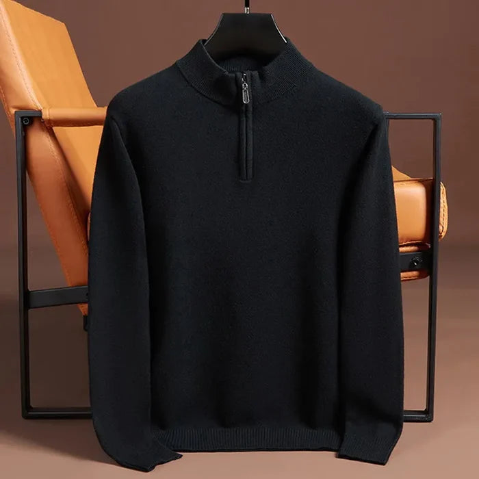 Giuliano Bugiardini Zipper Cashmere Sweater