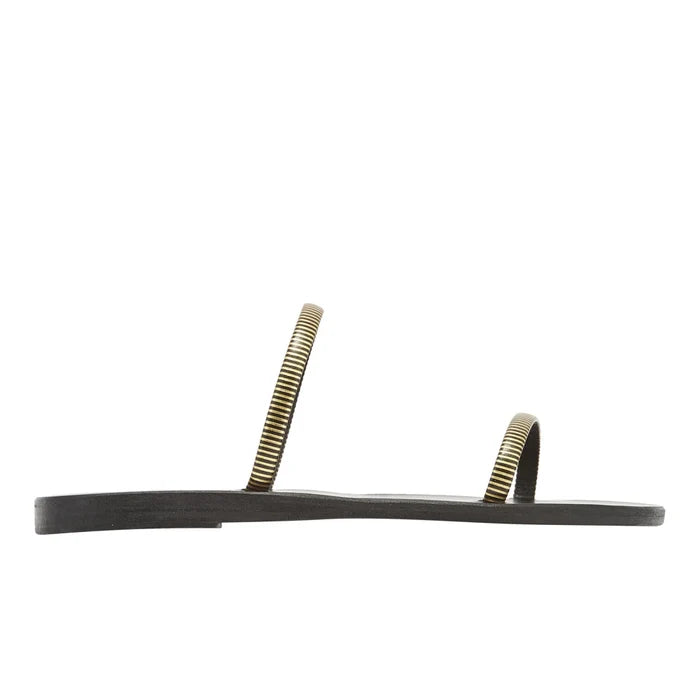 Gloria Gold sandals side