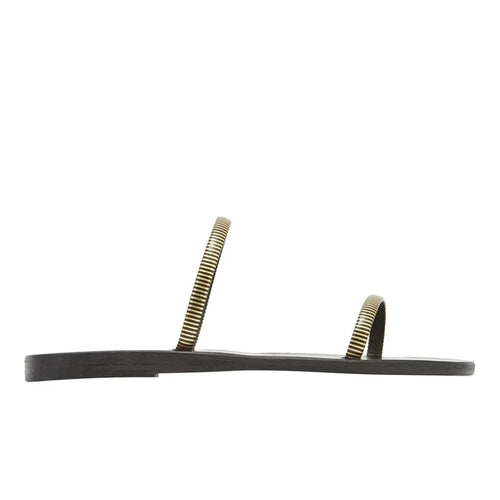 Gloria Gold sandals side