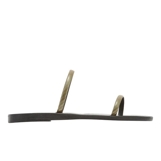 Gloria Gold sandals side