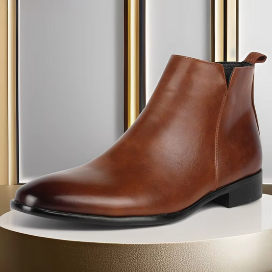 Henri Matisseux Leather Chelsea Boots