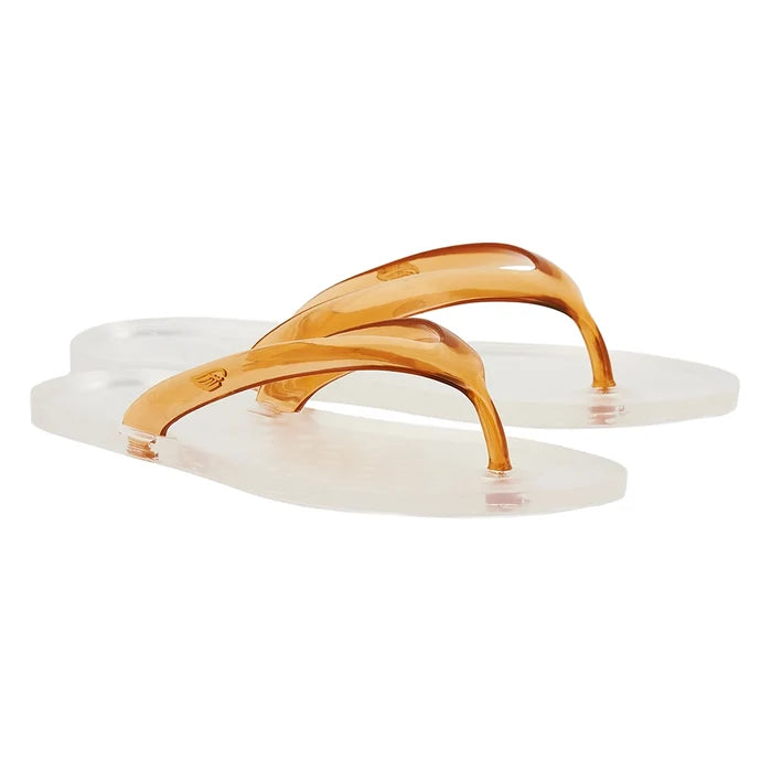 Jelly Flip Flop Caramel/Clear