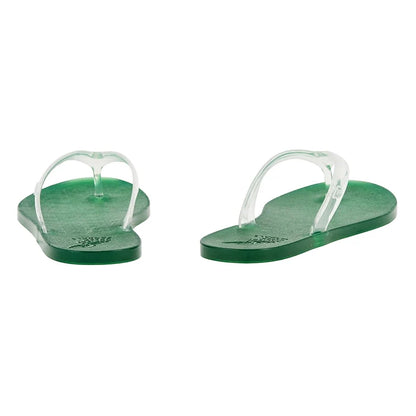Jelly Flip Flop Clear/Green