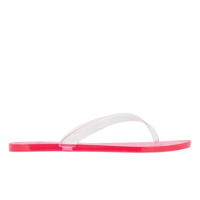 Jelly Flip Flop Clear/Pink